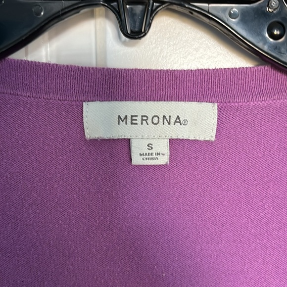 Purple button up cardigan - Picture 2 of 4